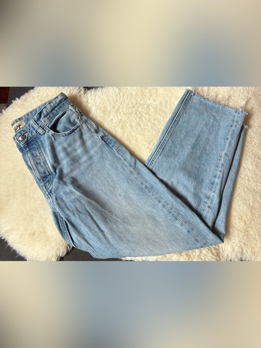 Women’s Madewell The Darted Barrel Leg Jean size 23